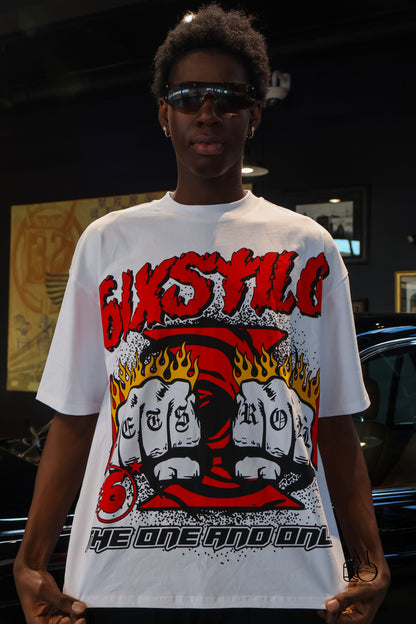 6ixstilo Boxy Graphic Tee